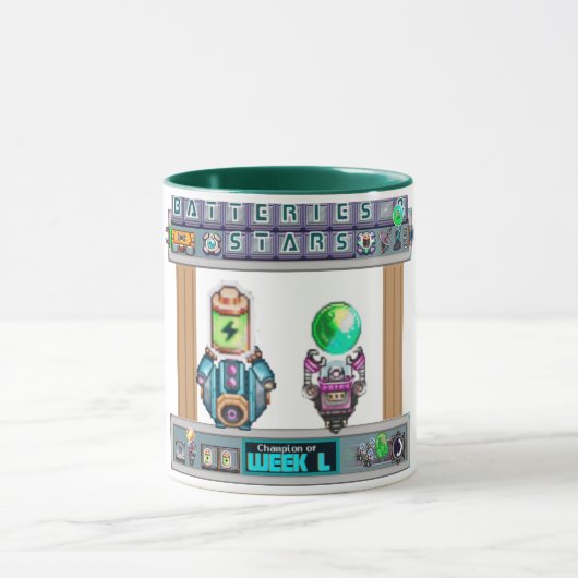 Weekly Trophy Synthesis Batteries&Stars Mug マグカップ (中央)