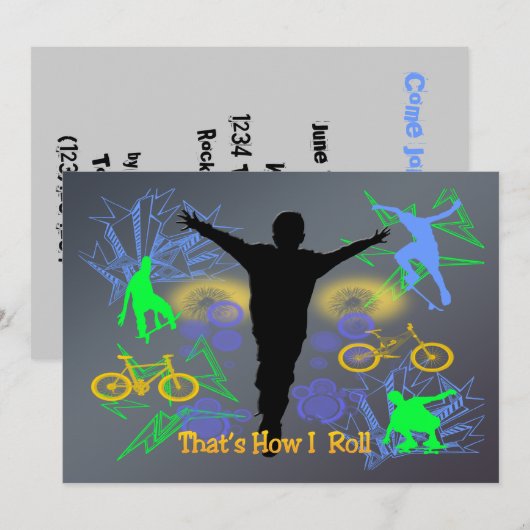 Ween 転が  Boysの招待状 招待状 (正面/裏面)