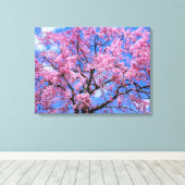Weeping Cherry: Yaebenishidare [Canvas Print] キャンバスプリント (インサイチュ (ウッドフロア))