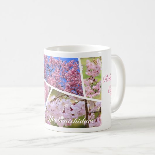Weeping Cherry: Yaebenishidare [Classic Mug] コーヒーマグカップ (正面右)
