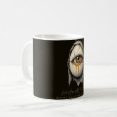 Weeping Eye Mug – Decay Design CreepyCoffeeMug  コーヒーマグカップ (正面左)
