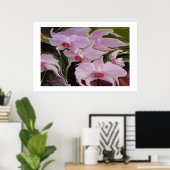 「WEEPING FLOWS」プリント ポスター (ホームオフィス)