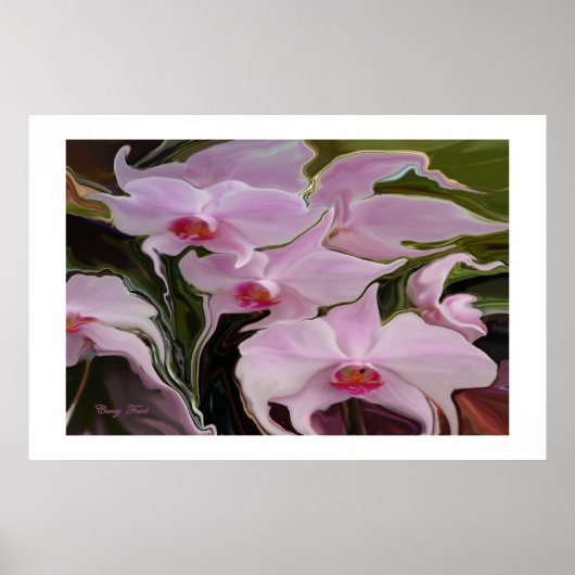 「WEEPING FLOWS」プリント ポスター (正面)