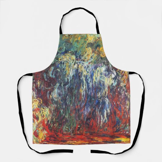 Weeping Willow at Giverny (by Claude Monet) エプロン (正面)