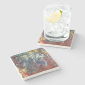 Weeping Willow at Giverny (by Claude Monet) ストーンコースター (横)