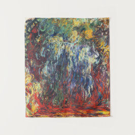 Weeping Willow at Giverny (by Claude Monet) タペストリー