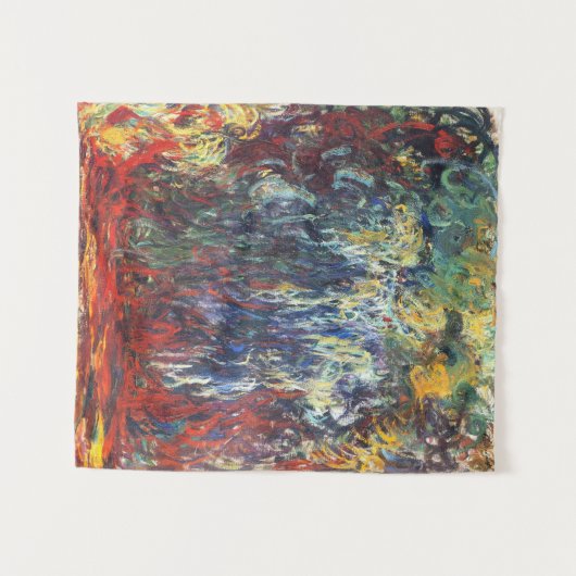 Weeping Willow at Giverny (by Claude Monet) タペストリー (正面(横))
