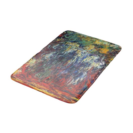 Weeping Willow at Giverny (by Claude Monet) バスマット (アングル)