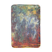 Weeping Willow at Giverny (by Claude Monet) バスマット (正面縦)