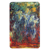 Weeping Willow at Giverny (by Claude Monet) マグネット (縦)