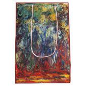 Weeping Willow at Giverny (by Claude Monet) ミディアムペーパーバッグ (裏面)