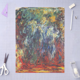 Weeping Willow at Giverny (by Claude Monet) 薄葉紙
