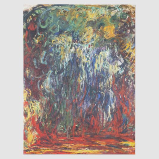 Weeping Willow at Giverny (by Claude Monet) 薄葉紙 (正面)