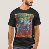 Weeping Willow at Giverny (by Claude Monet) Tシャツ (正面)