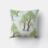 Weeping willow design   クッション (裏面)
