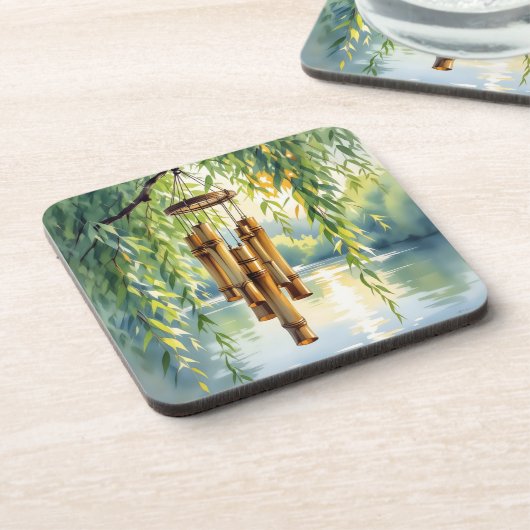 Weeping Willow, Windchimes and Lake コースター (左側)