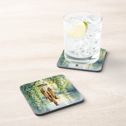 Weeping Willow, Windchimes and Lake コースター (右側)