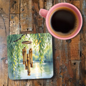 Weeping Willow, Windchimes and Lake コースター