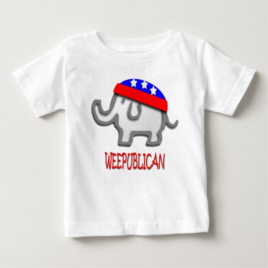 Weepublican ベビーTシャツ (正面)