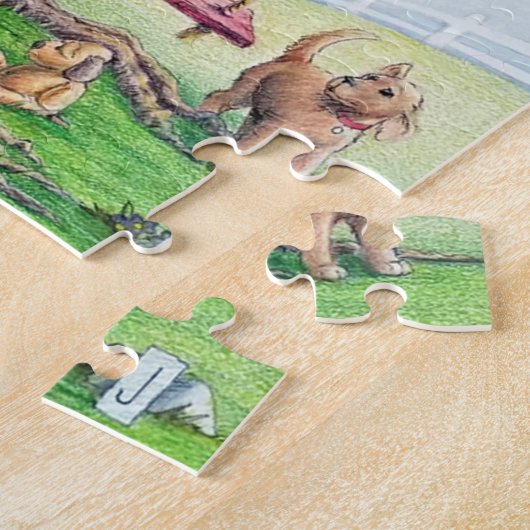 Weepyヤナギ ジグソーパズル (側面)