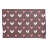 weetheart Pillowcase – Pink & Blush Hearts 枕カバー (正面)