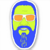 Weeuu顔シール シール (正面)