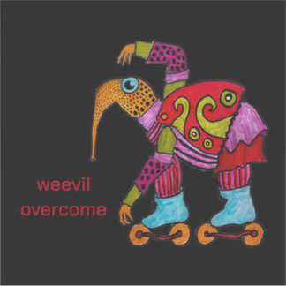 Weevil克服の大きなビニールシール シール
