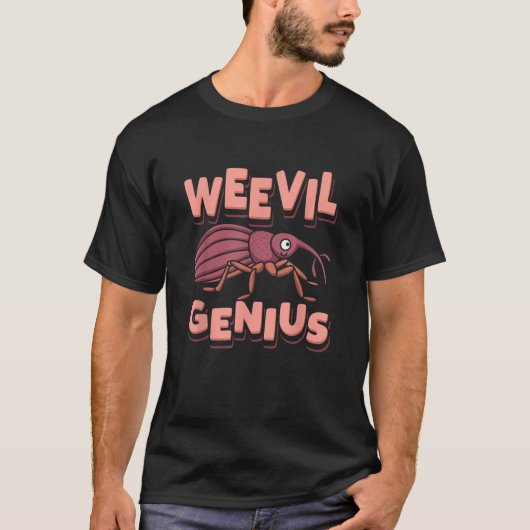 Weevil Genius Bug Expert昆虫愛好家 Tシャツ (正面)