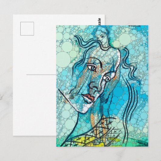 Wegelia, Infinity Dots by After Francis Picabia ポストカード (正面/裏面)