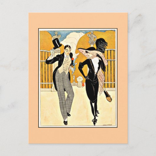 Wegener - An エレガント Coule, 1920s ポストカード (正面)