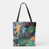 wehrliteのカラフルで、幾何学的な石水晶 トートバッグ (裏面)