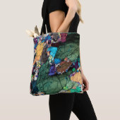 wehrliteのカラフルで、幾何学的な石水晶 トートバッグ (クローズアップ)