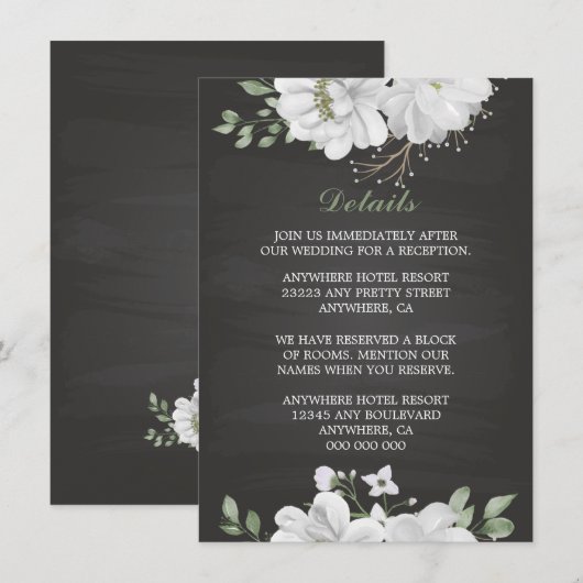 wei huā lǜ yè hēi xiǎng エンクロージャーカード (正面/裏面)