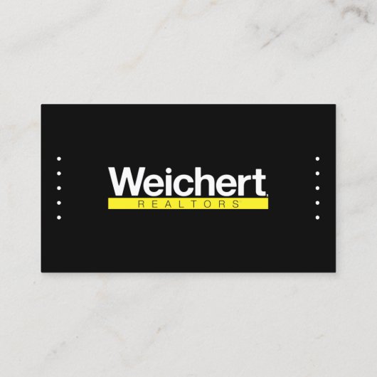 Weichert不動産仲介業者名刺 名刺 (裏面)