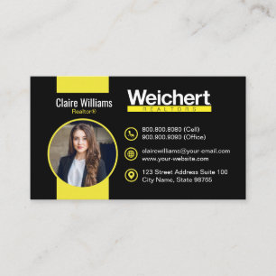 Weichert不動産仲介業者素晴らし名刺 名刺