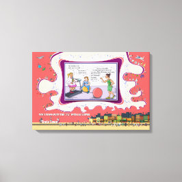 Weight and See | Dry Logic Humor 24x16 キャンバスプリント