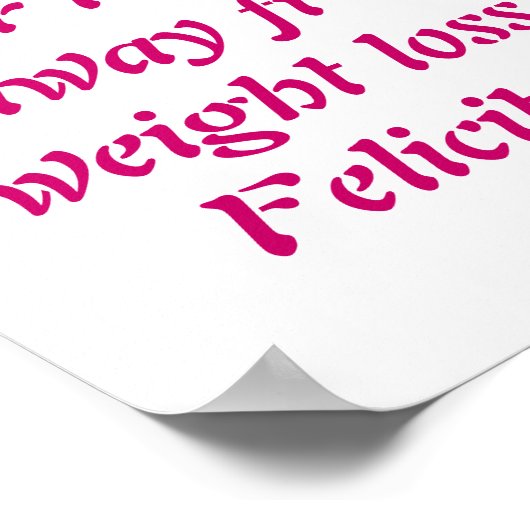 Weight Loss Quotes ポスター (角)