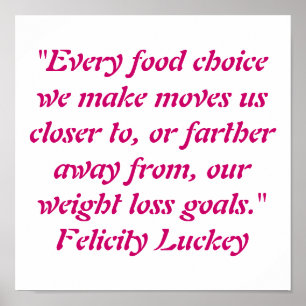 Weight Loss Quotes ポスター