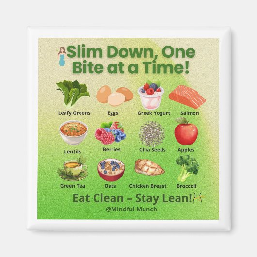 ⚖️Weight Loss Support Fridge Magnet マグネット (正面)
