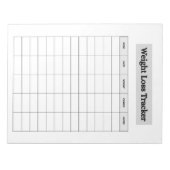 Weight Loss Tracker  ノートパッド (正面)