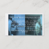 Weightathonの創設者の名刺 名刺 (裏面)