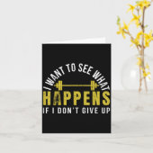 Weightlifting Bodybuilder Muscle Barbell Exercise  カード (黄色い花)