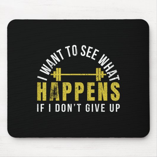 Weightlifting Bodybuilder Muscle Barbell Exercise  マウスパッド (正面)