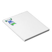 Weightlifting Frog Notepad ノートパッド (アングル)
