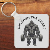 Weightlifting Gorilla キーホルダー (正面)