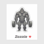 Weightlifting Gorilla シール (シート)