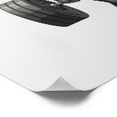 Weightlifting Gorilla ポスター (角)