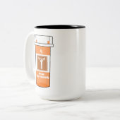 Weightlifting Is My Drug ツートーンマグカップ (正面左)