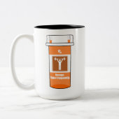 Weightlifting Is My Drug ツートーンマグカップ (左)