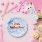 Weihnachenだ！ドイツのrfでメリークリスマス ペーパープレート (パーティー)